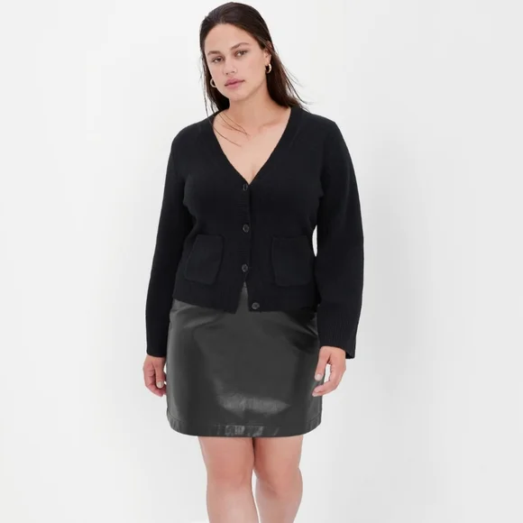 NWT Gap Faux Leather Mini Skirt - Picture 8 of 8